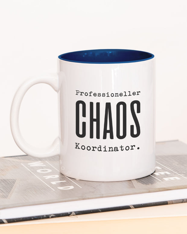 Chaos Koordinator - Tasse Dunkelblau Tasse Lieblingskollegen