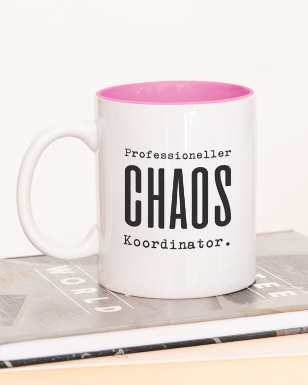 Chaos Koordinator - Tasse Pink Tasse Lieblingskollegen