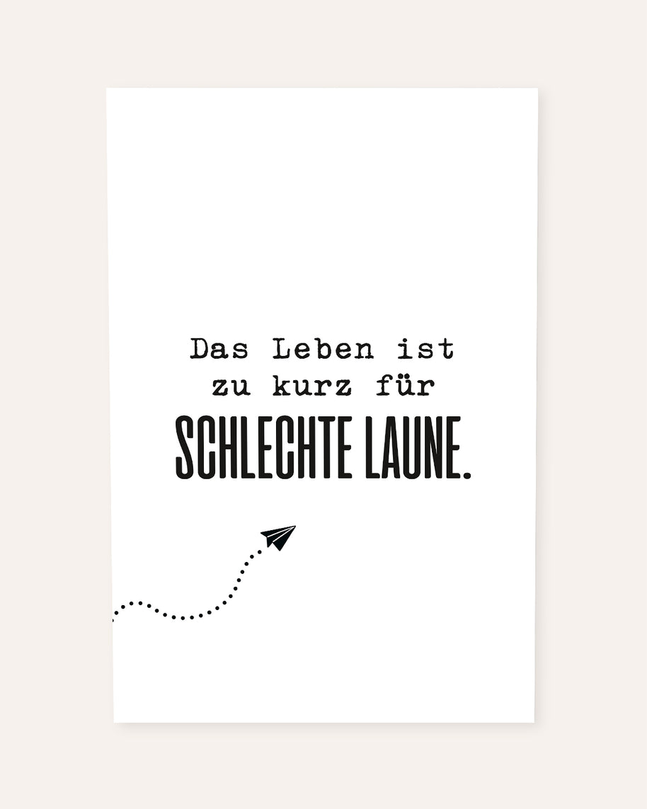 Das Leben ist zu kurz - Poster