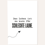 Das Leben ist zu kurz - Poster