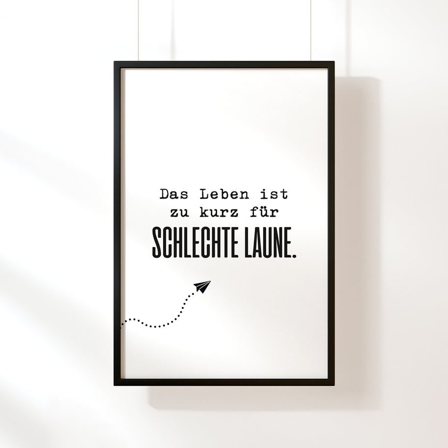 Das Leben ist zu kurz - Poster