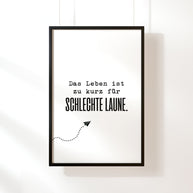 Das Leben ist zu kurz - Poster