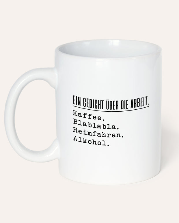 Ein Gedicht - Tasse