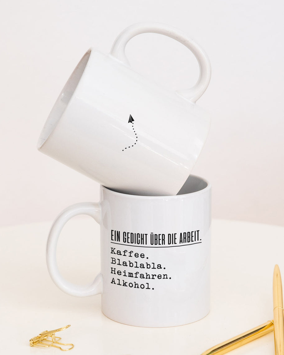 Ein Gedicht - Tasse