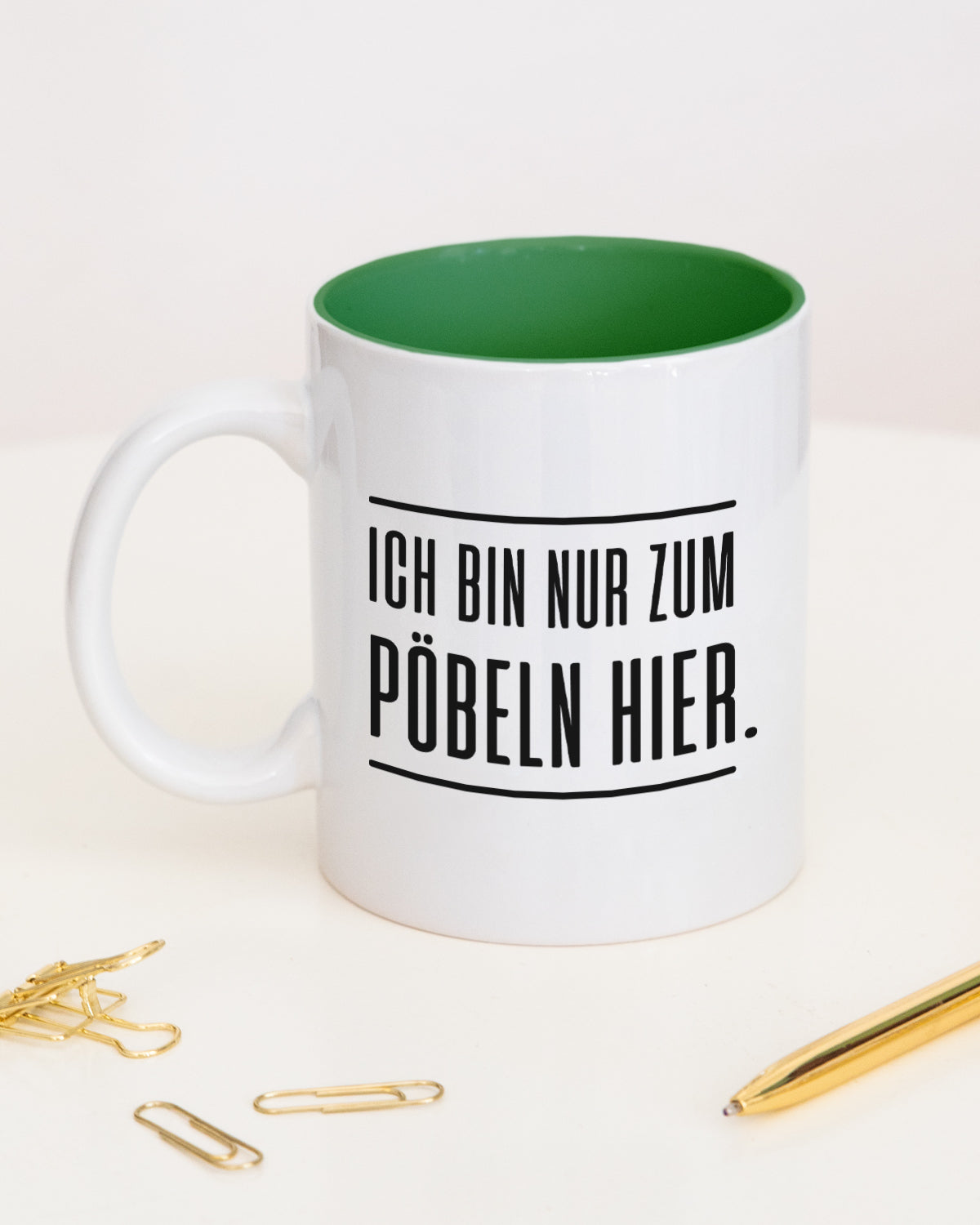 Pöbeln - Tasse Dunkelgrün Tasse Lieblingskollegen®