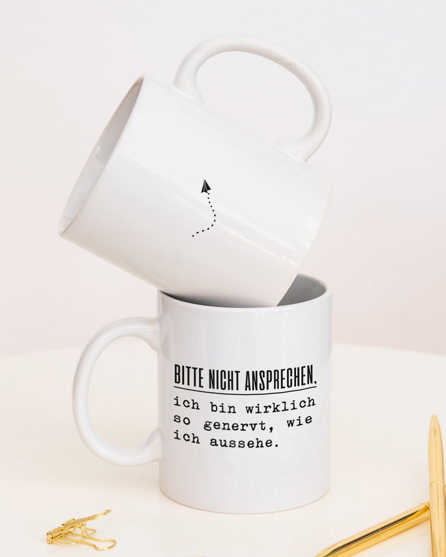 Nicht ansprechen - Tasse