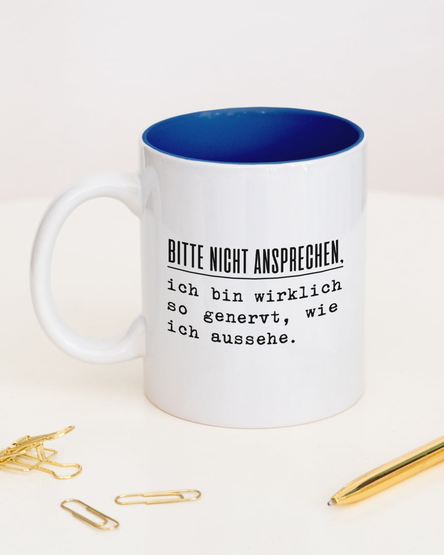 Nicht ansprechen - Tasse