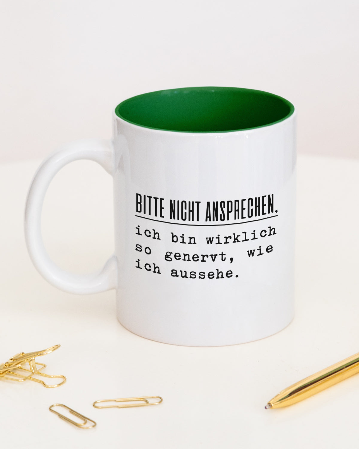 Nicht ansprechen - Tasse Dunkelgrün Tasse Lieblingskollegen®