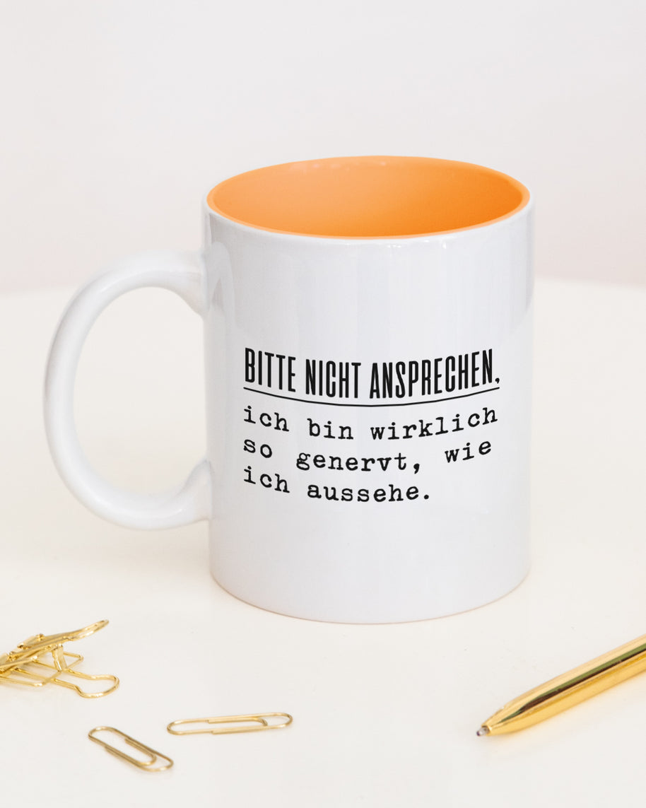 Nicht ansprechen - Tasse