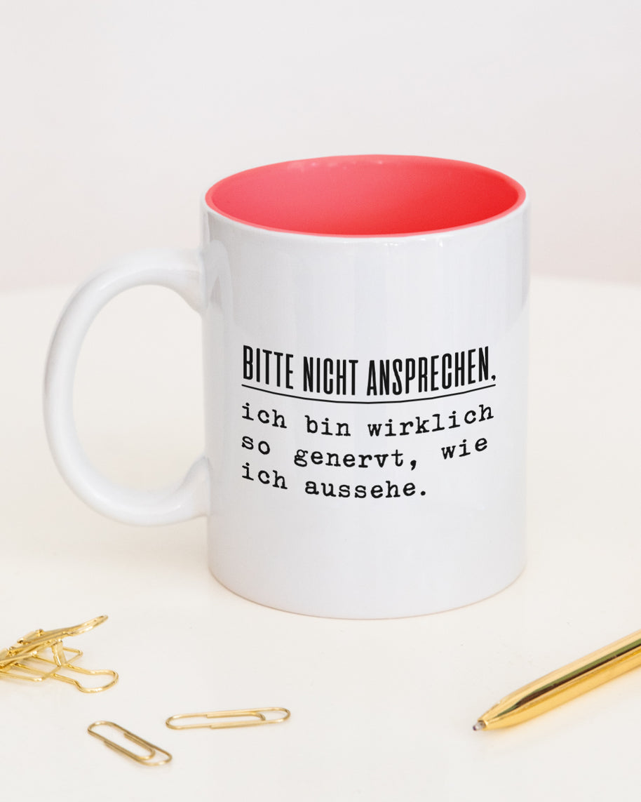 Nicht ansprechen - Tasse