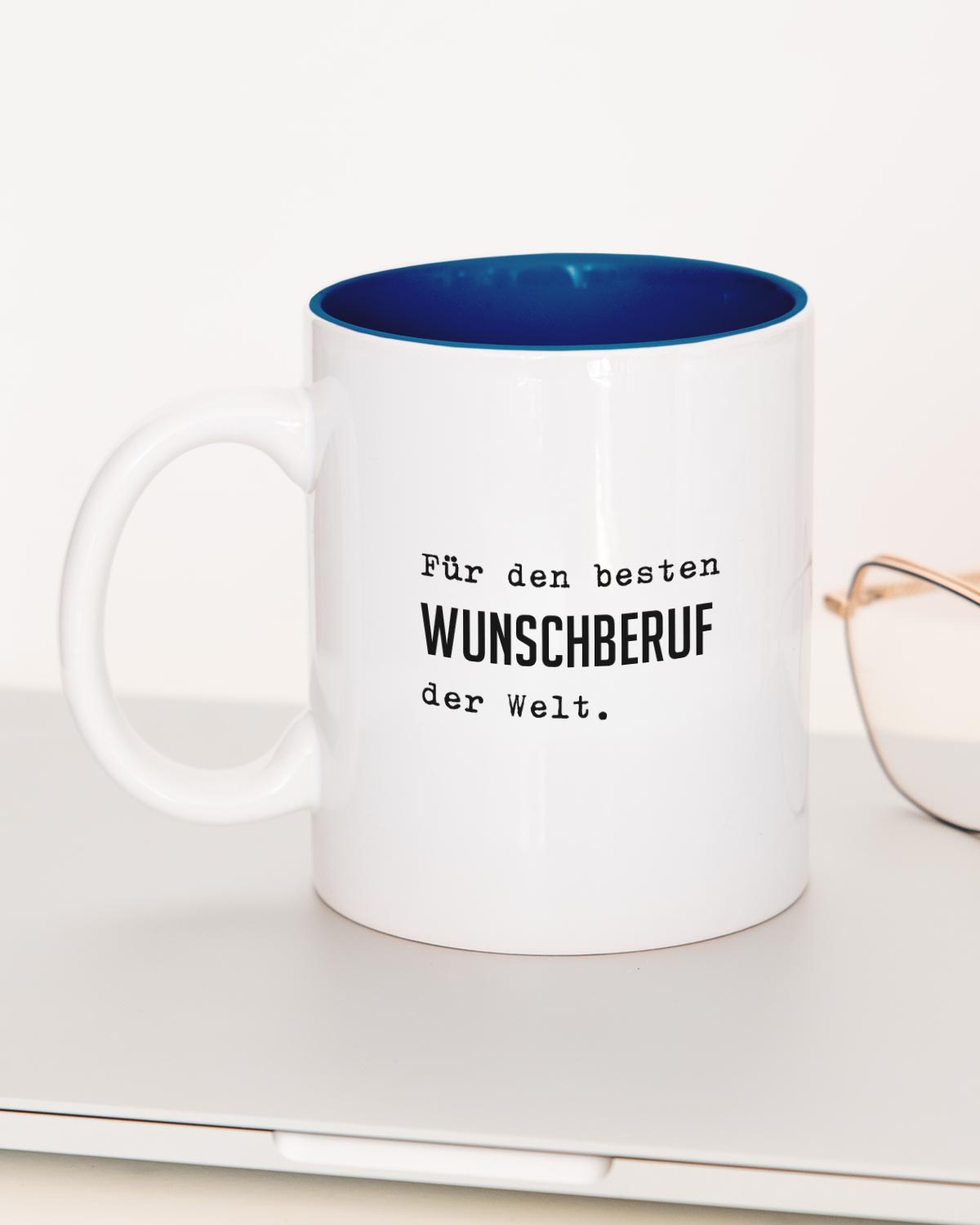 Für den besten (+Wunschberuf) - Tasse Dunkelblau Tasse Lieblingskollegen®