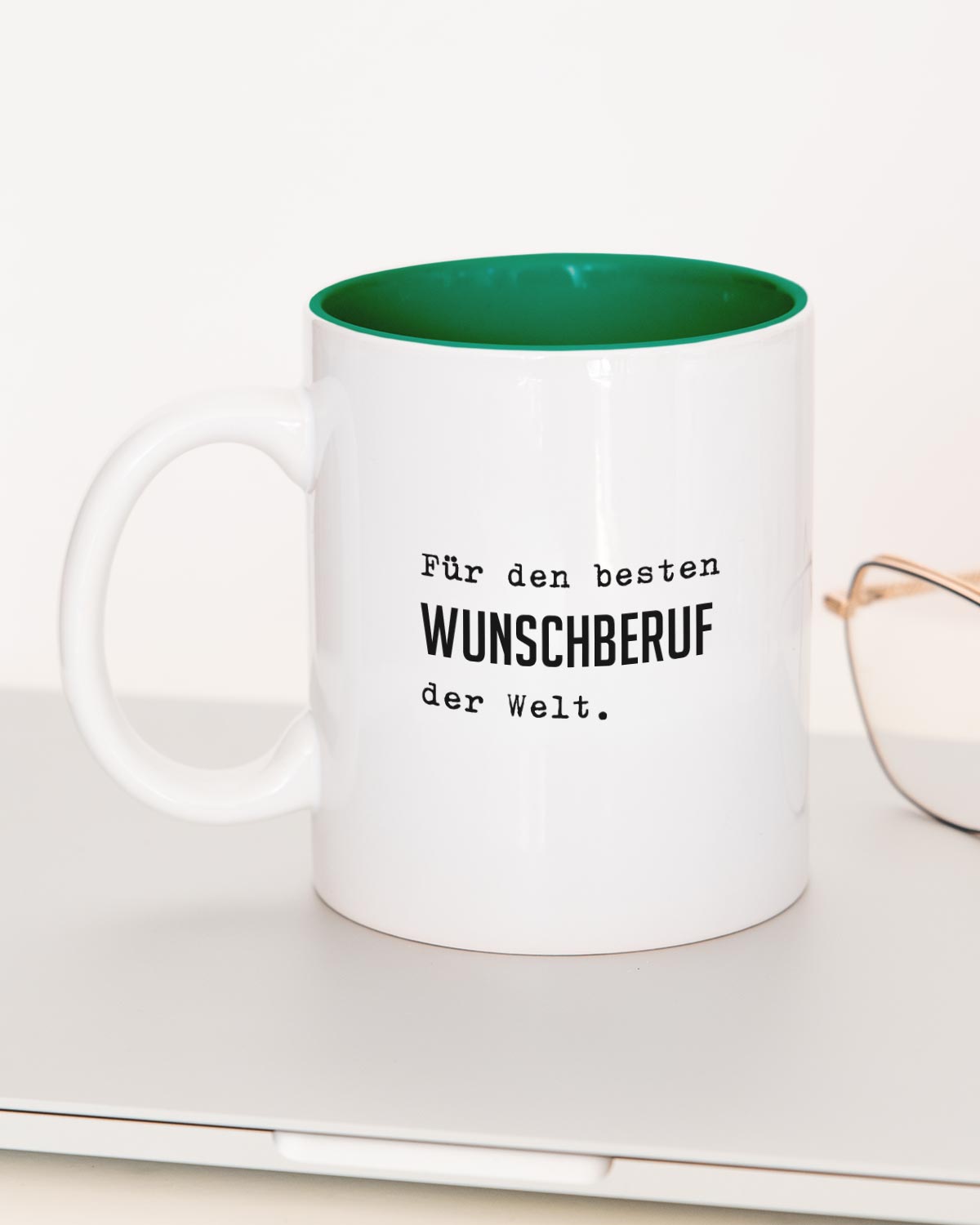 Für den besten (+Wunschberuf) - Tasse Dunkelgrün Tasse Lieblingskollegen®