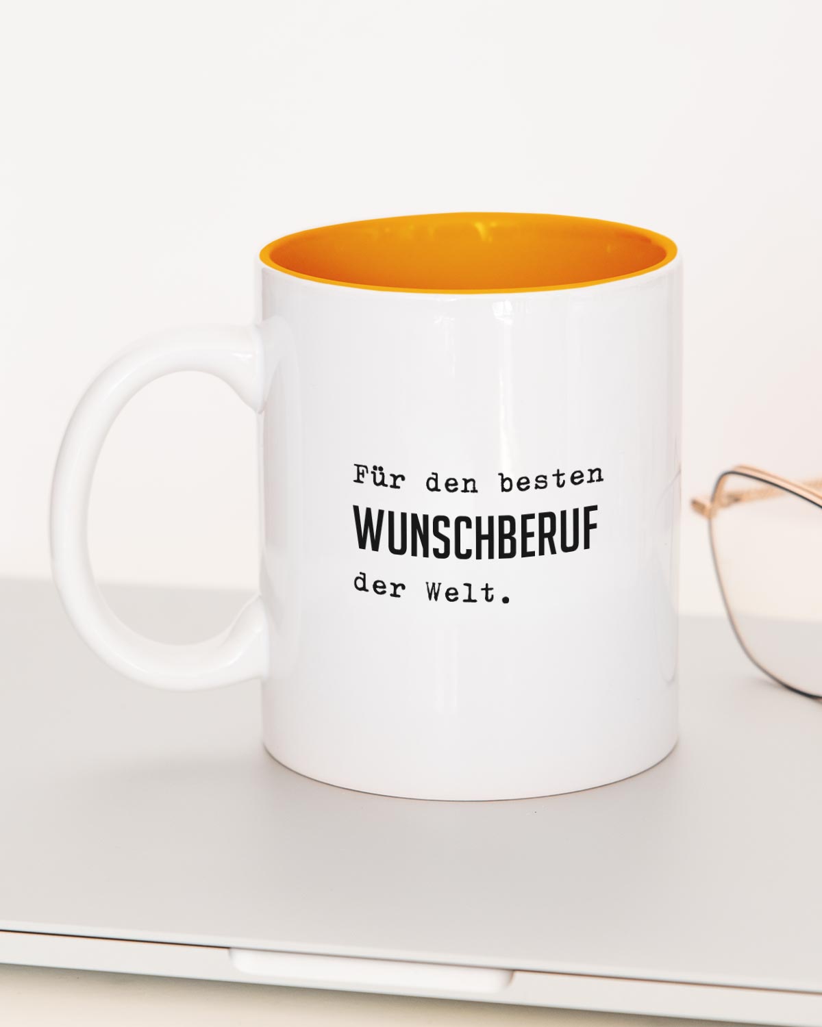 Für den besten (+Wunschberuf) - Tasse Orange Tasse Lieblingskollegen®