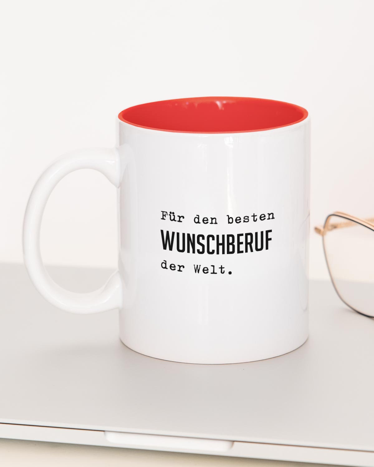 Für den besten (+Wunschberuf) - Tasse Rot Tasse Lieblingskollegen®