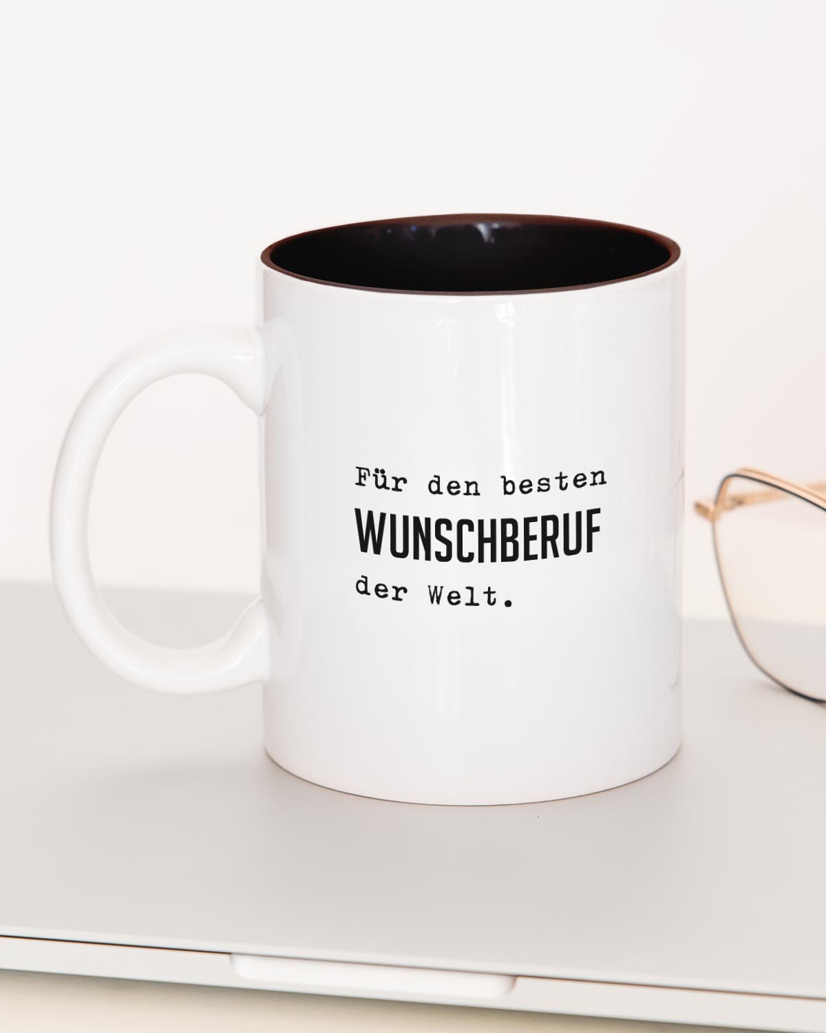 Für den besten (+Wunschberuf) - Tasse Schwarz Tasse Lieblingskollegen®