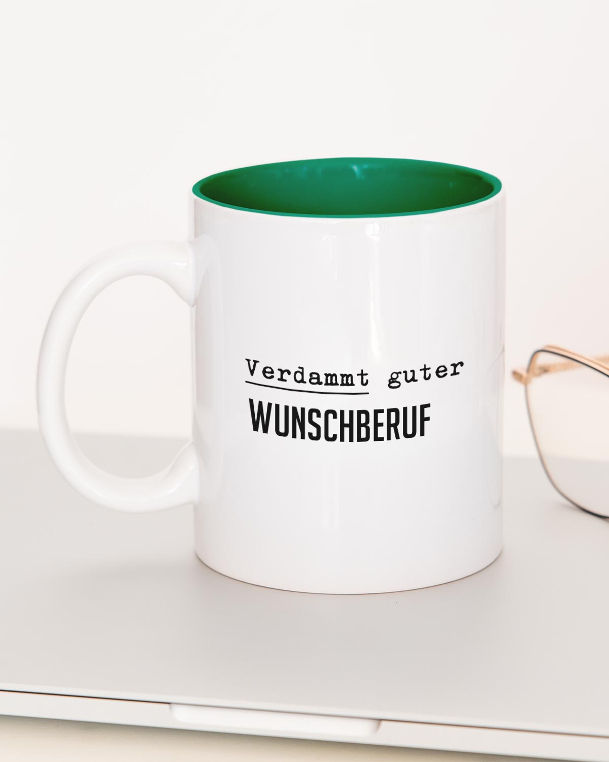 Verdammt guter (+Wunschberuf) - Tasse Dunkelgrün Tasse Lieblingskollegen®