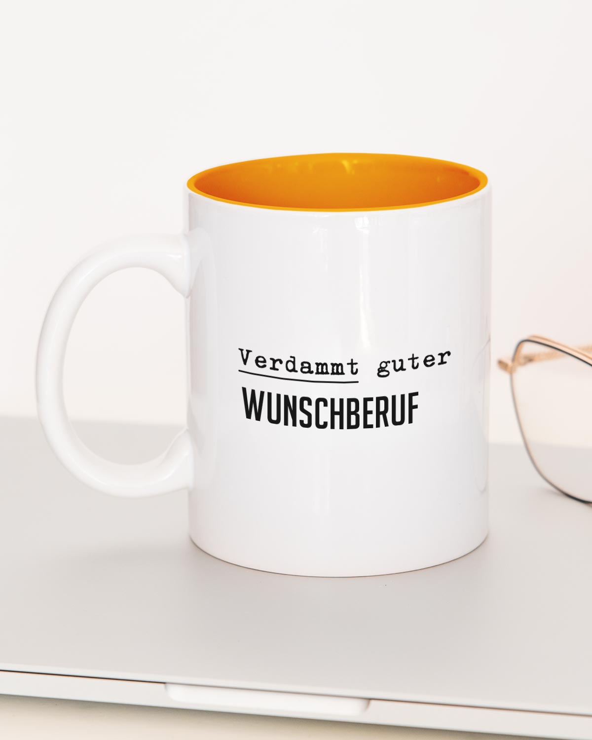 Verdammt guter (+Wunschberuf) - Tasse Orange Tasse Lieblingskollegen®