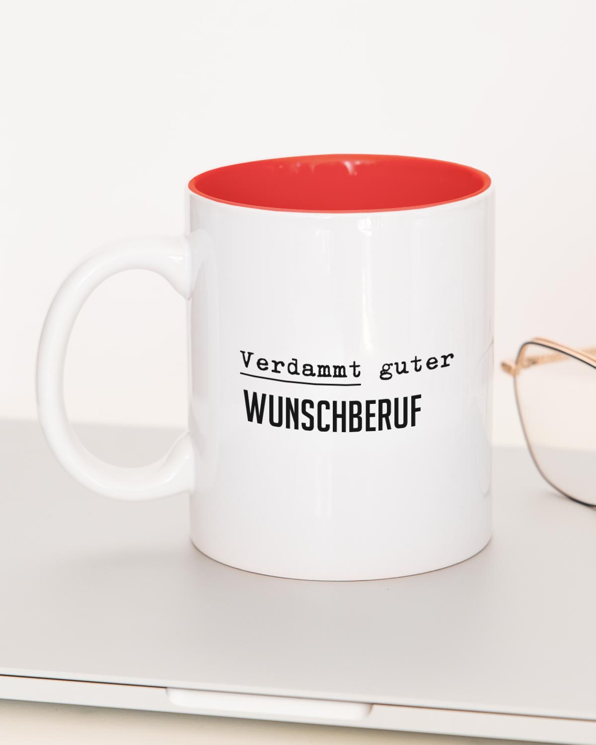 Verdammt guter (+Wunschberuf) - Tasse Rot Tasse Lieblingskollegen®