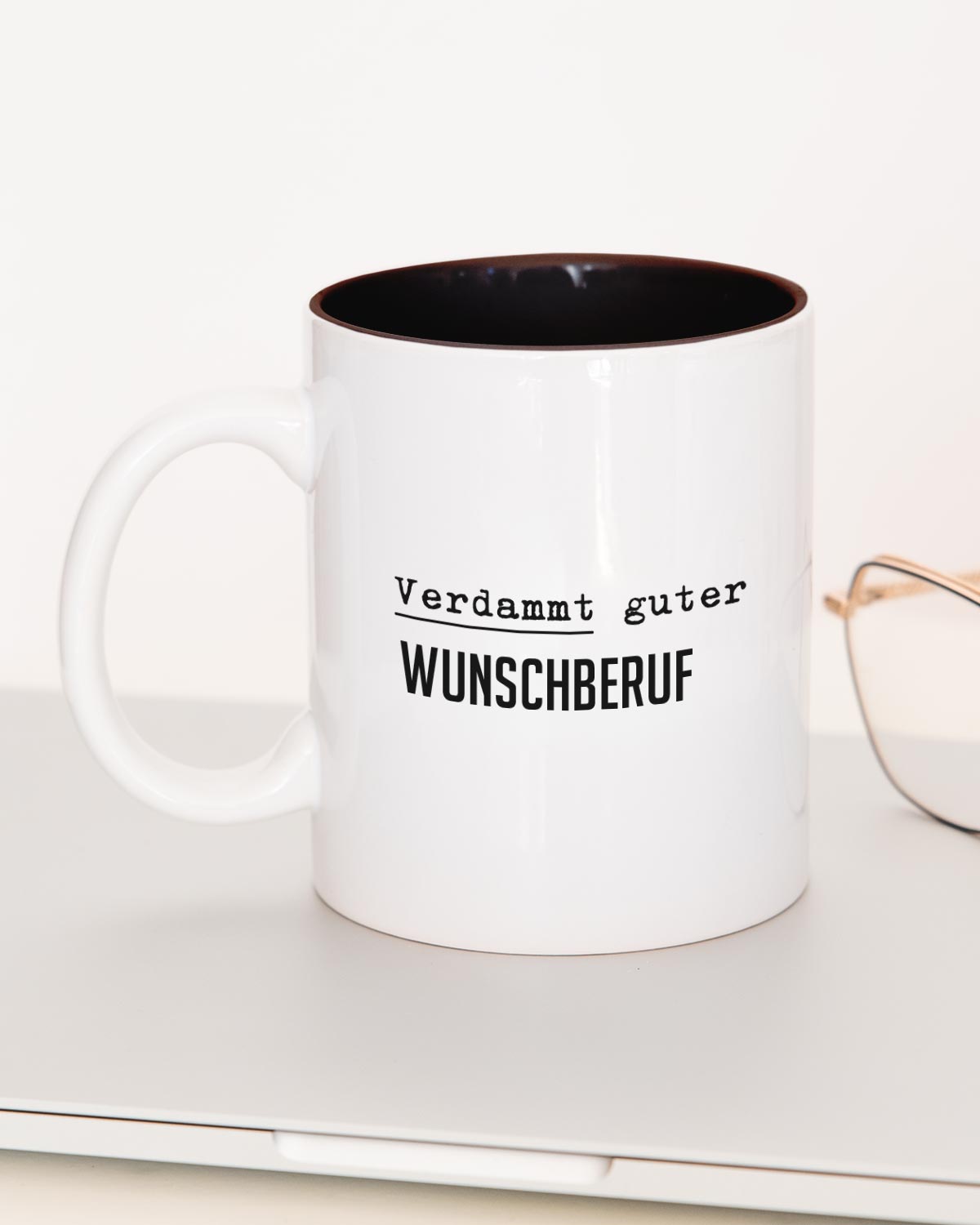 Verdammt guter (+Wunschberuf) - Tasse Schwarz Tasse Lieblingskollegen®