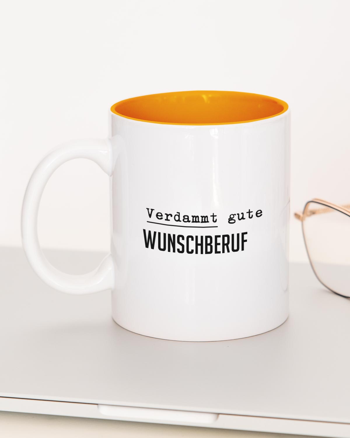 Verdammt gute (+Wunschberuf) - Tasse Orange Tasse Lieblingskollegen®