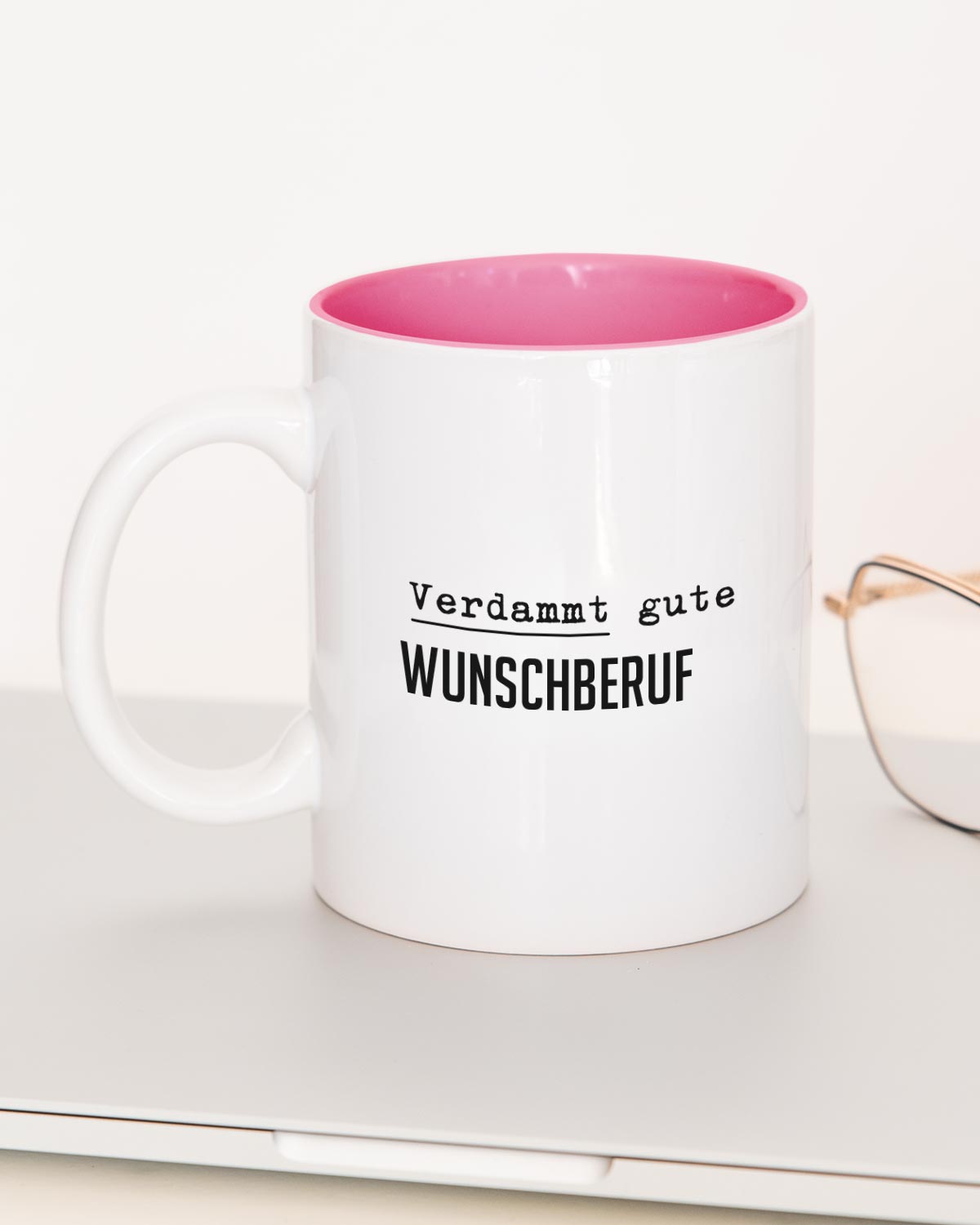 Verdammt gute (+Wunschberuf) - Tasse Pink Tasse Lieblingskollegen®