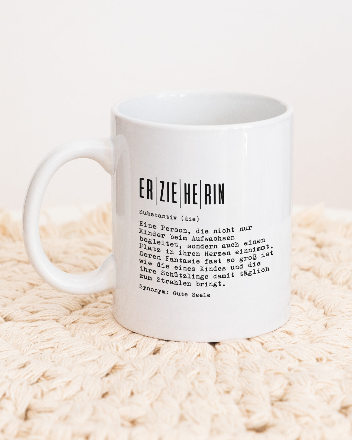 Definition Erzieherin - Tasse Tasse Lieblingskollegen®