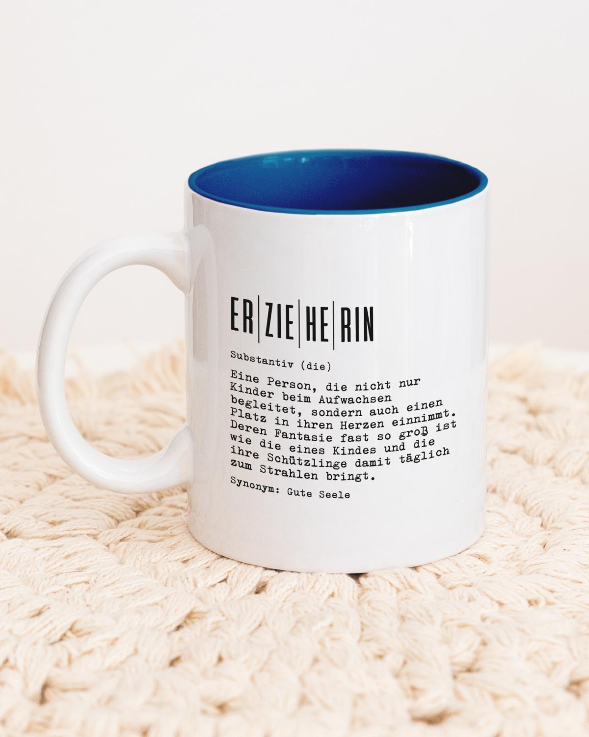 Definition Erzieherin - Tasse Dunkelblau Tasse Lieblingskollegen®