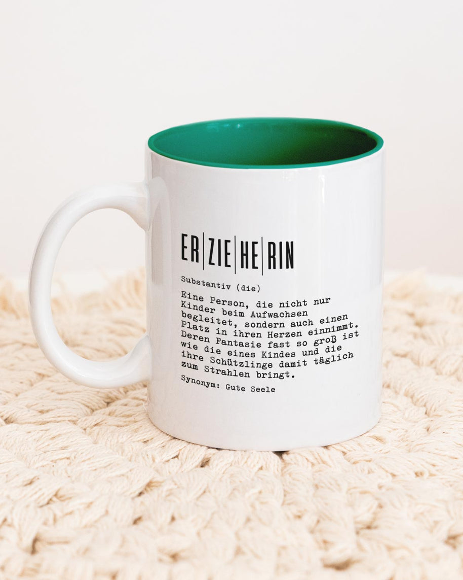 Definition Erzieherin - Tasse