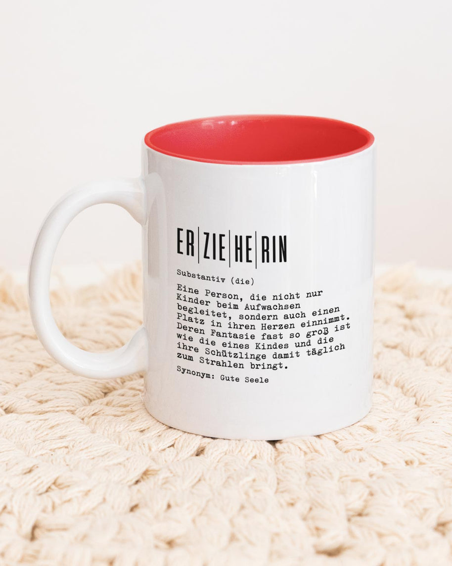 Definition Erzieherin - Tasse