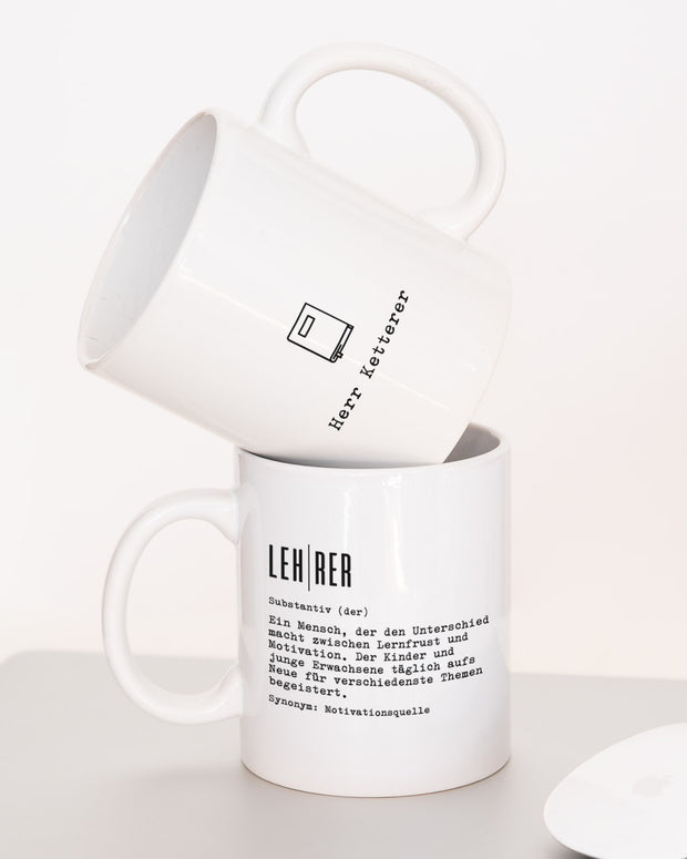 Definition Lehrer - Tasse