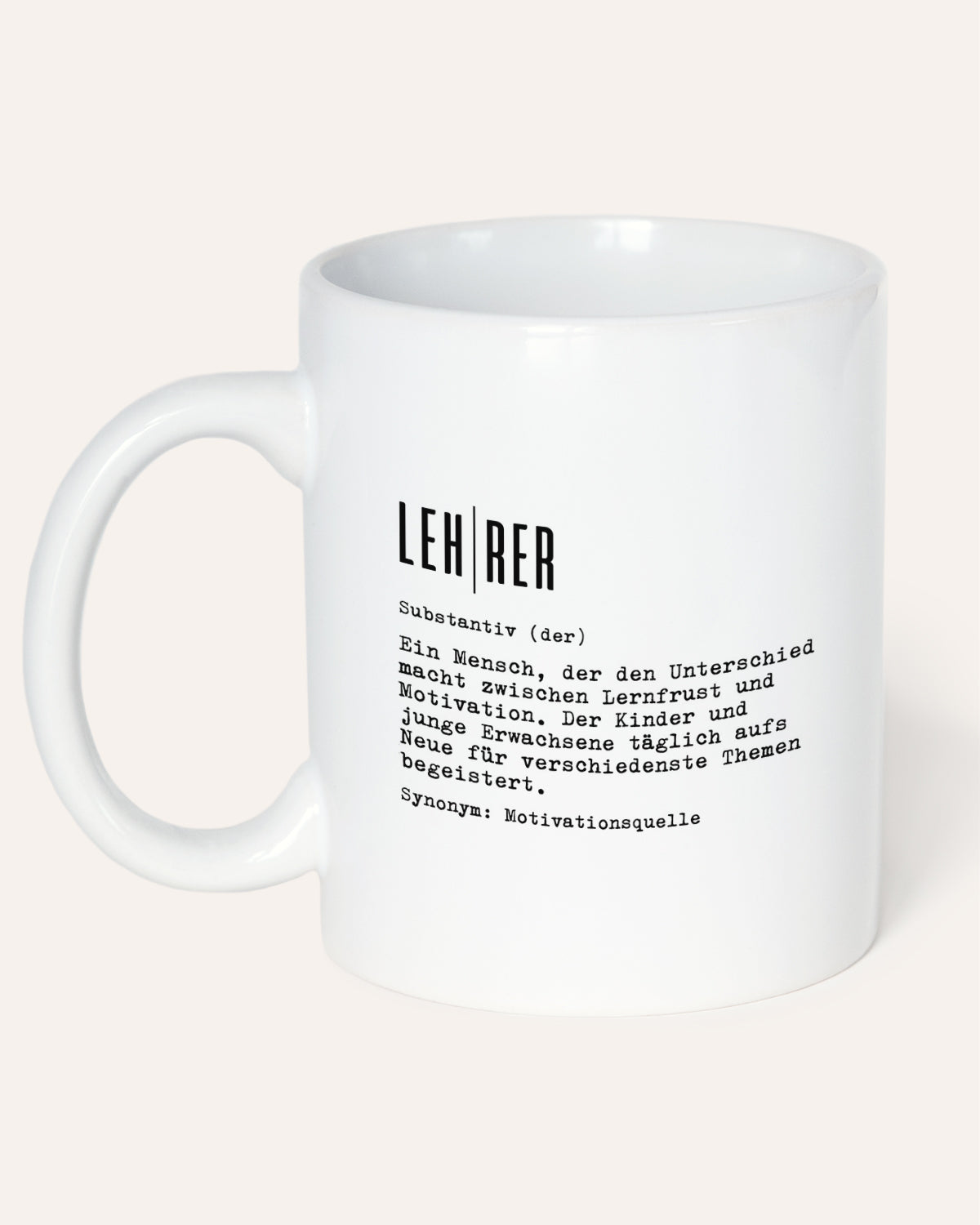 Definition Lehrer/in - Tasse Tasse Lieblingskollegen®