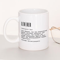 Definition Lehrer/in - Tasse Lehrer Weiß Tasse Lieblingskollegen®