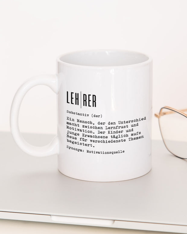 Definition Lehrer - Tasse