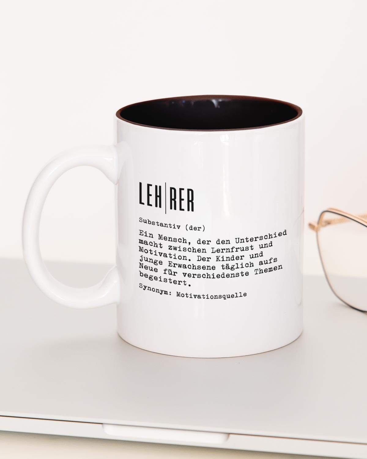 Definition Lehrer/in - Tasse Lehrer Schwarz Tasse Lieblingskollegen®
