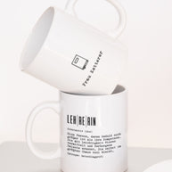 Definition Lehrerin - Tasse