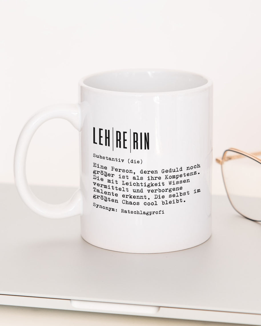 Definition Lehrerin - Tasse