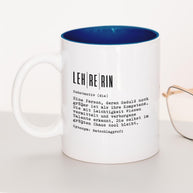 Definition Lehrerin - Tasse