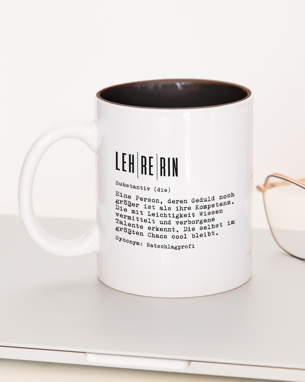 Definition Lehrer/in - Tasse Lehrerin Schwarz Tasse Lieblingskollegen®