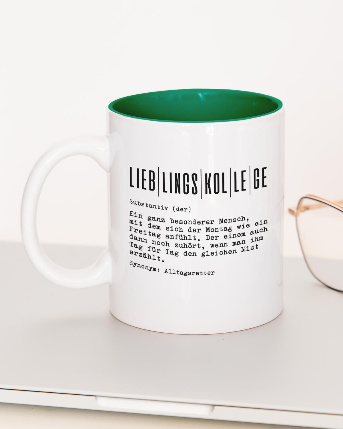 Definition Lieblingskollege - Tasse Dunkelgrün Tasse Lieblingskollegen®