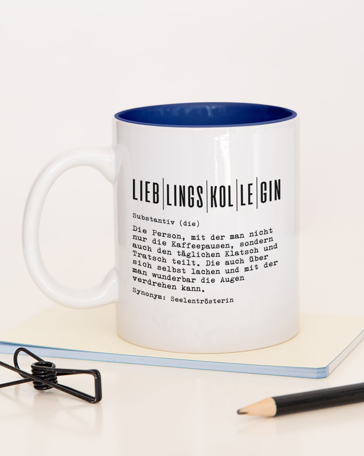 Definition Lieblingskollegin - Tasse Dunkelblau Tasse Lieblingskollegen®