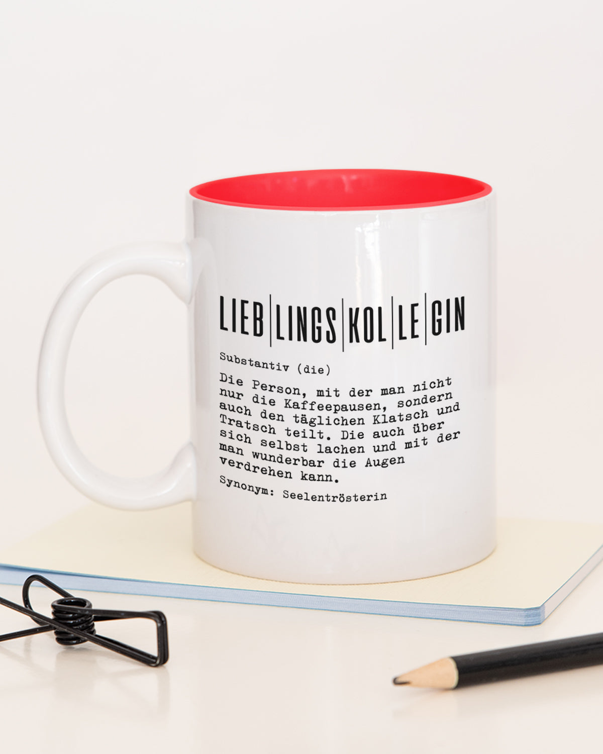Definition Lieblingskollegin - Tasse Rot Tasse Lieblingskollegen®