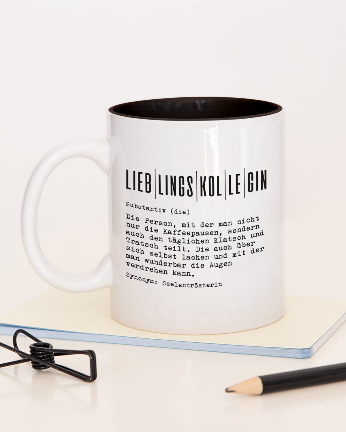 Definition Lieblingskollegin - Tasse Schwarz Tasse Lieblingskollegen®