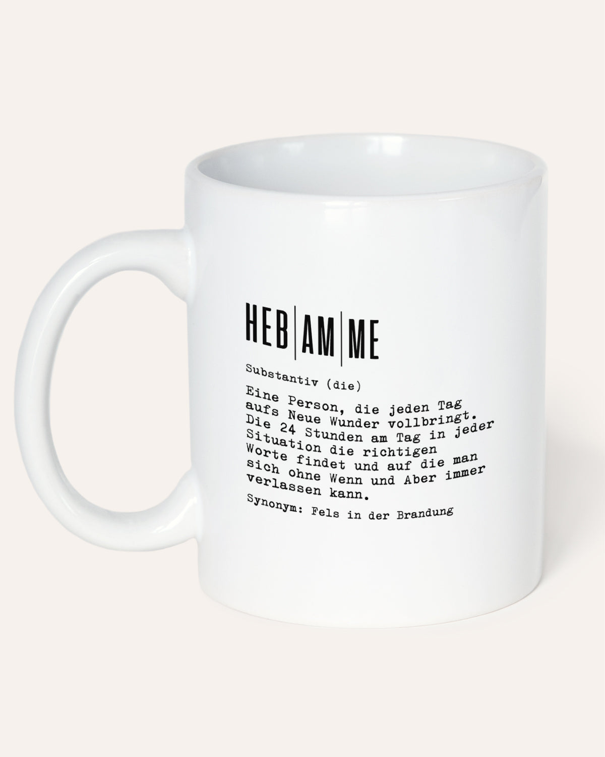 Definition Hebamme - Tasse Tasse Lieblingskollegen®