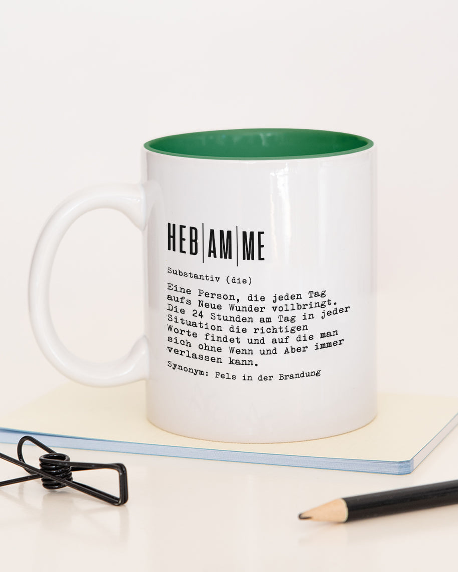 Definition Hebamme - Tasse