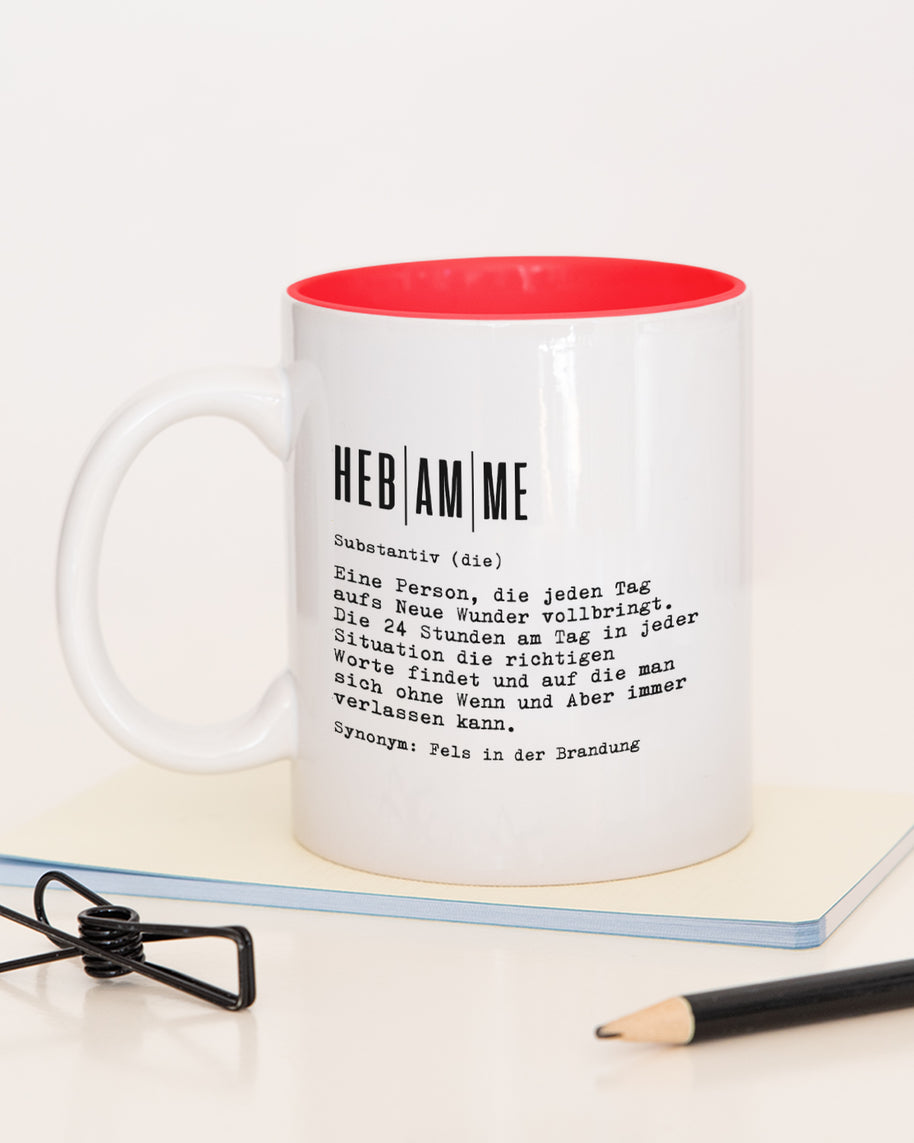 Definition Hebamme - Tasse