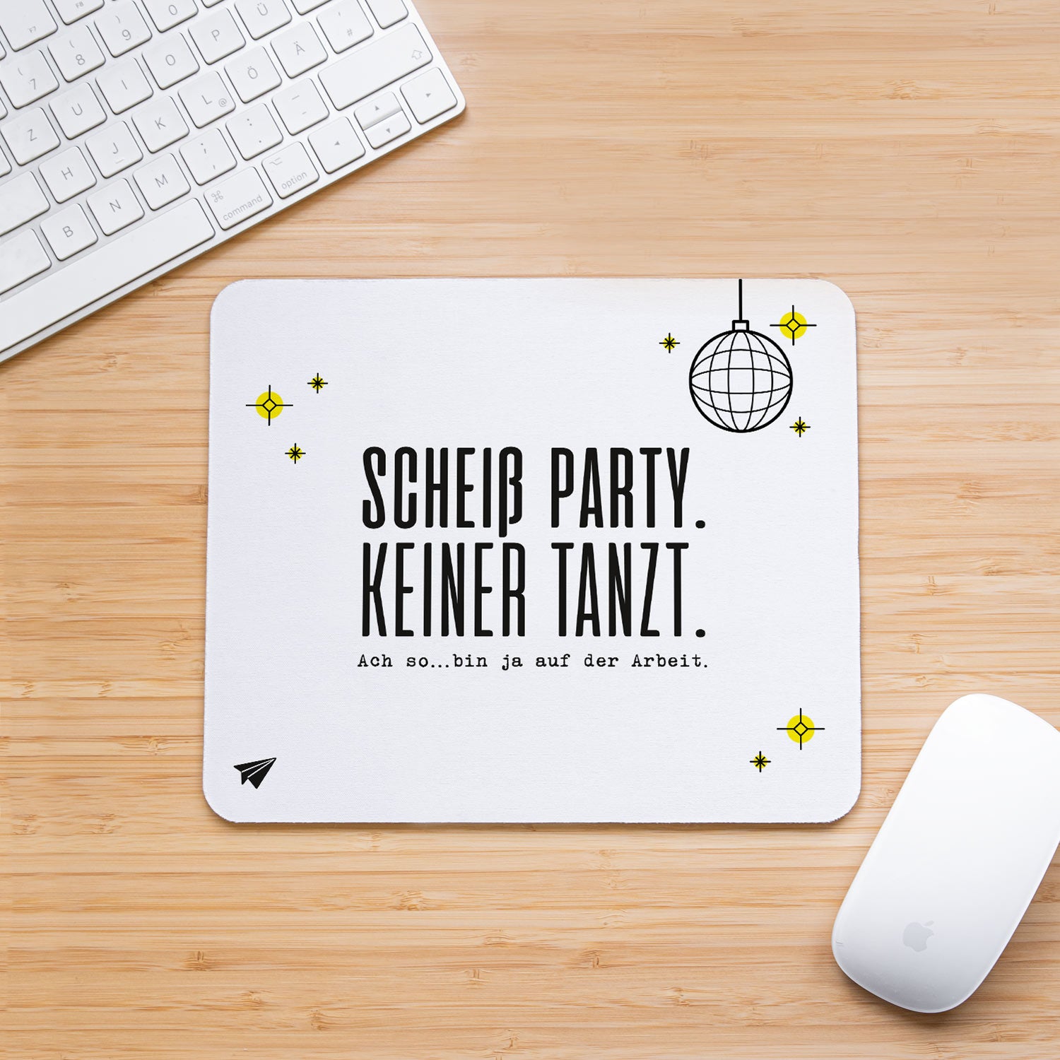 Scheiß Party - Mousepad Mousepad Lieblingskollegen®