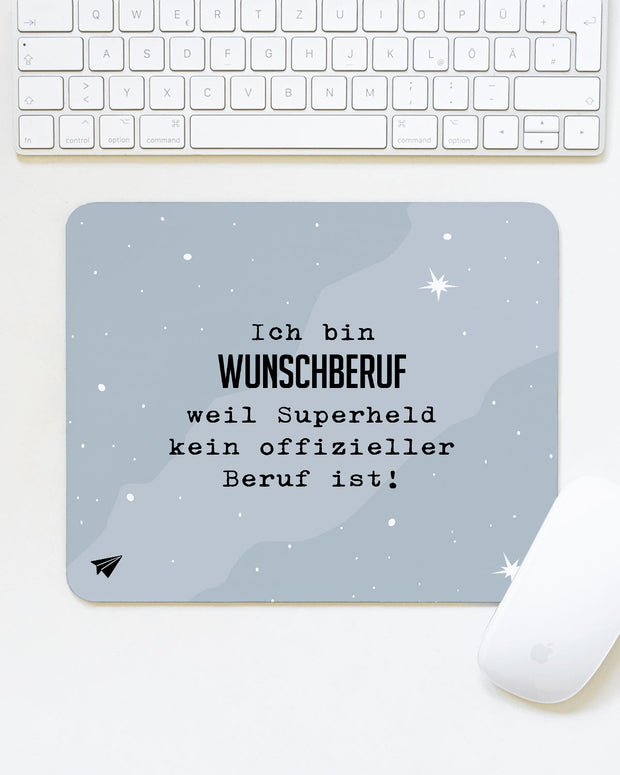 Superheld - Mousepad