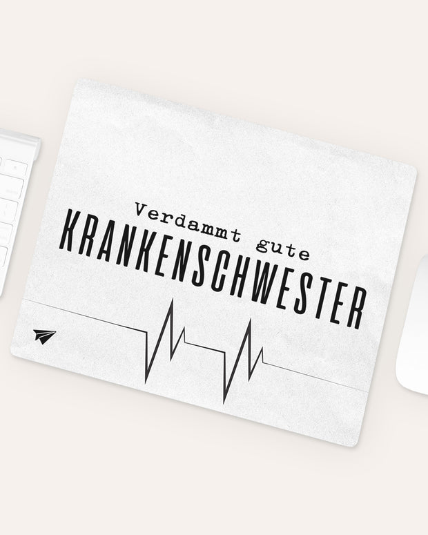 Verdammt gute Krankenschwester - Mousepad