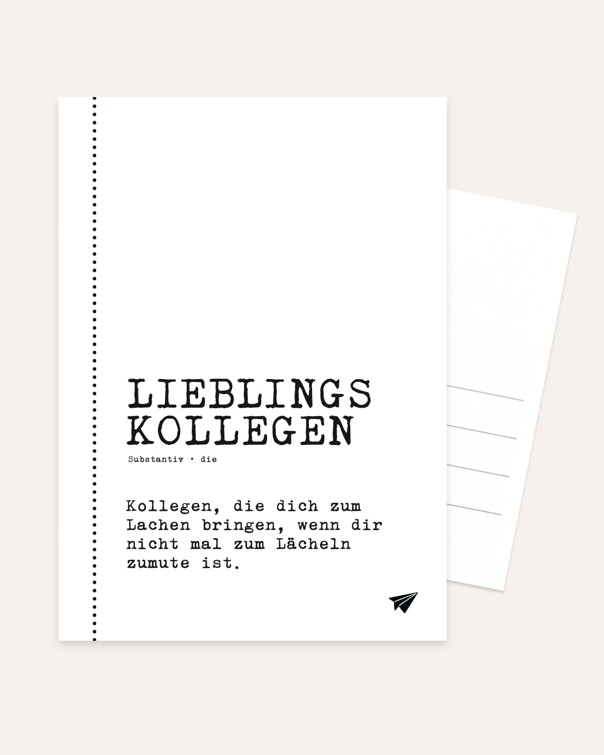 Definition Lieblingskollegen - Postkarte Postkarte Lieblingskollegen®