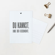 Du kannst - Postkarte